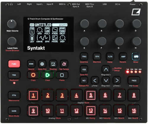 Elektron syntakt voice - 12-voice, drum