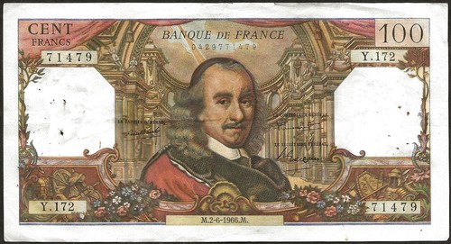 Billet france 100 francs - france,