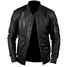 Blouson de motard bombardier
