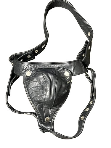 Mens real leather jock - mens,
