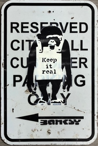 Banksy keep real 2008 - keep, it