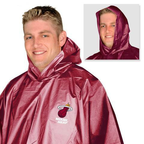 Miami heat poncho - poncho, adult