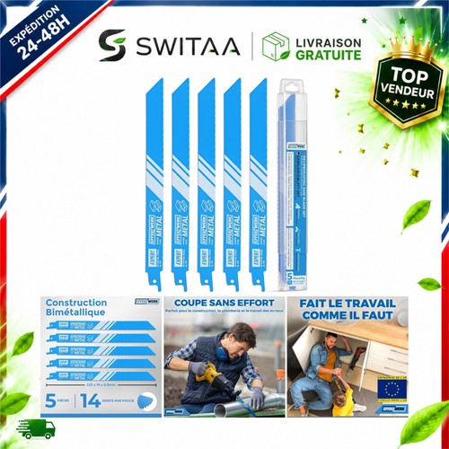 Lames scie sabre métal - , mm