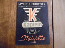 Notice d’entretien SCOOTER MOBY TYPE S.B MOTOBECANE