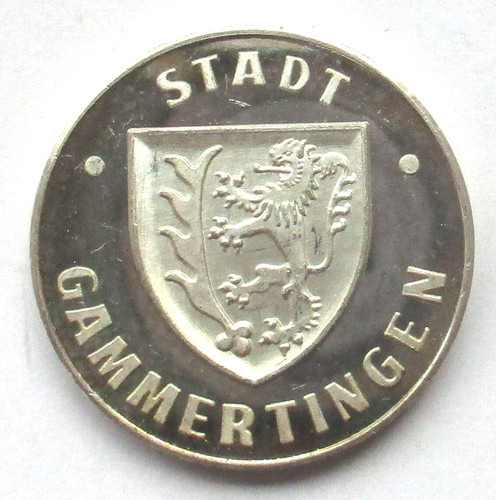 Médaille argent ville de - d'argent,