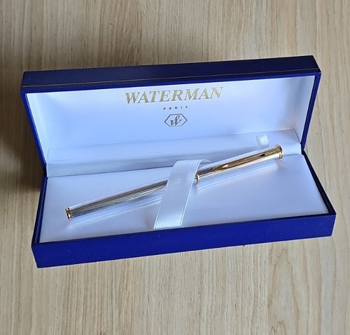 Stylo plume waterman argenté - stylo,