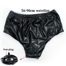 Penis Plug Panties Noir avec