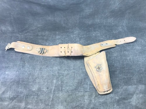 Ancien jouet ceinturon étui