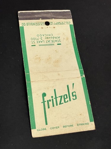 Vintage illinois matchbook - vintage,