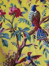 Tissu imprimé à la main en
