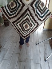 poncho en Grosse laine 