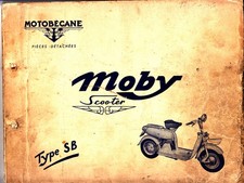 Catalogue de pièces détachées Motobécane Moby Scooter type SB 