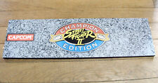 Marquee original facade borne ARCADE1up STREET FIGHTER 2 cabinet marquee arcade