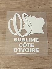 Flocage Sponsor officiel SUBLIME COTE D'IVOIRE L1 OM away 2023-2025 vendeur pro