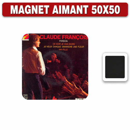 Magnet frigo claude francois - frigo,