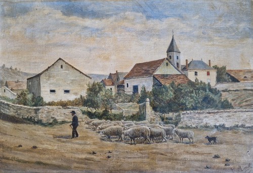 Tableau peinture huile toile - tableau,