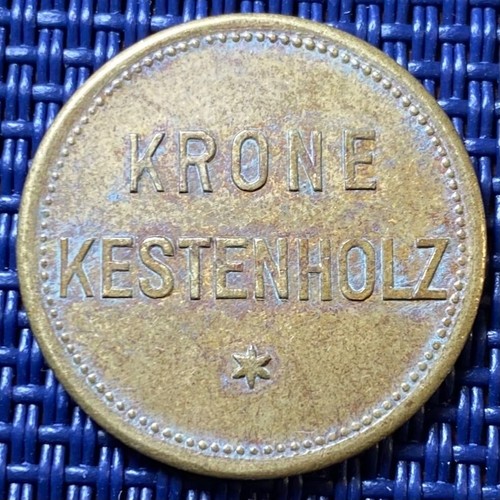Jeton token pfennig - token, krone