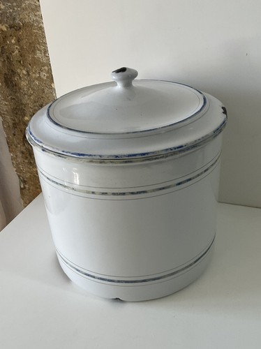 Ancien pot boite epice - boite, à