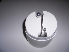 Bracelet jonc en argent 925 rhodié, boules