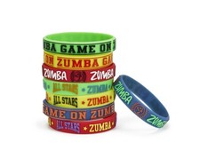 Zumba Game On Rubber Bracelets