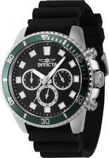 Invicta Pro Diver Chronographe GMT Silicone Quartz 46086 50M Montre Hommes