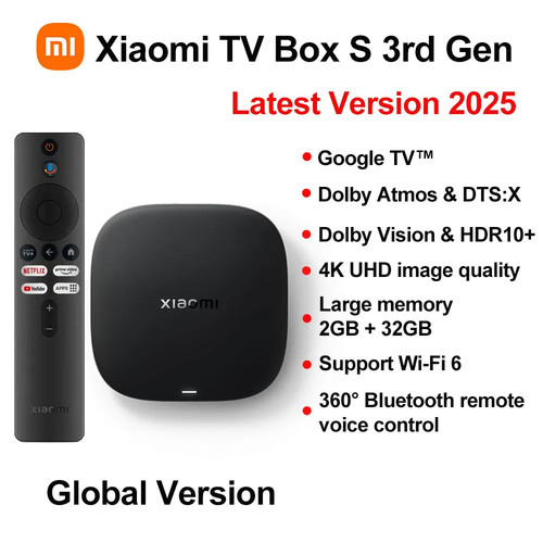Xiaomi box 3rd gen - tv, s