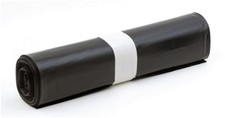 Rouleau de 20 sacs poubelle CRISTAL HYGIENE noir 100L 50 microns - SB13C0NR