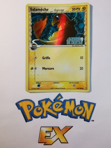 Carte pokemon salamèche - carte,