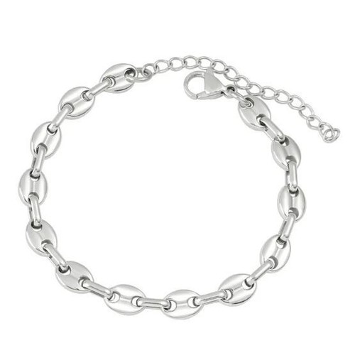 Bracelet grain café acier - bracelet, de