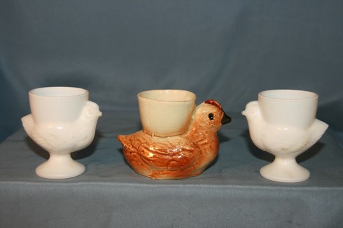 Lot coquetiers en opaline - lot,