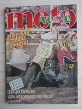 MOTO VERTE N° 89 /  SIDE-CARS cross spécial/ les 80 enduro/ USA: velo cross