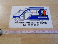 Autocollant GENDARMERIE - INFO-RECRUTEMENT ORLÉANS