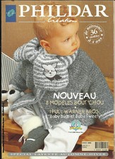 LIVRE CATALOGUE TRICOT « PHILDAR »MAIN+MACHINE LAYETTE