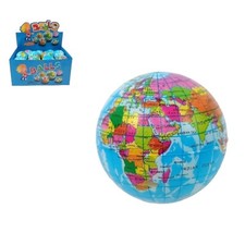 Boule Petite Balle Anti-stress Anti Stress en Forme De Globo Monde Souple Éponge