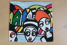 Housse Coussin  tissu Design Karolina Palmer Ikea 2012 fait main 45 x 45 n° 2/2