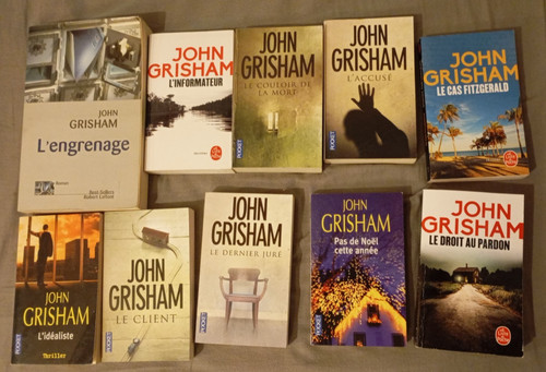 Lot thrillers john grisham - thrillers,