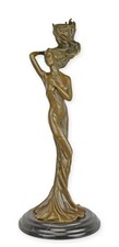 Chandelier en bronze femme