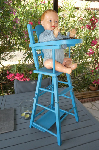 Chaise haute bebe bois - chaise,