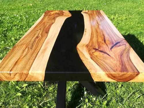 Table bois époxy - en,