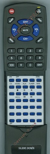 Replacement remote for - remote, nad