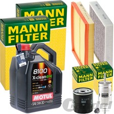Mann Révision + 5L Motul 5W-30 L'Huile De Moteur Convient pour Opel Meriva A 1.6