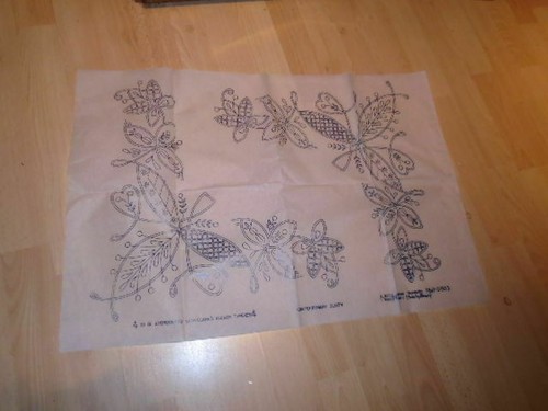 Ancien transfert broderie