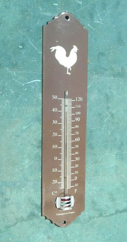 Chocolate enamel thermometer - chocolate,