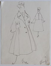 5 CROQUIS DE MODE 1950/1960 4