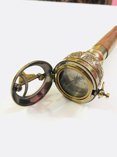 Ancien bâton marche en - de,