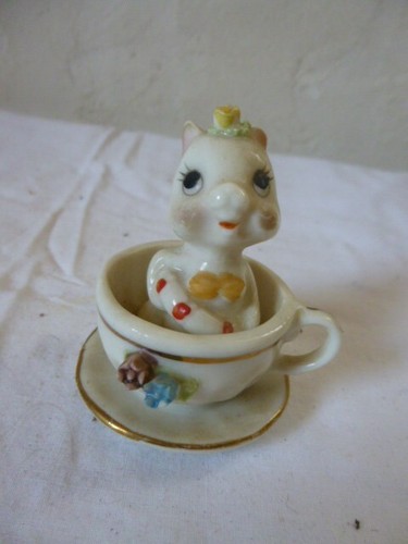 Chat miniature ancien - chat,
