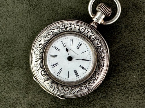 Longines silver hunter pocket - silver,