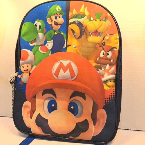 Super mario kids back pack - back,