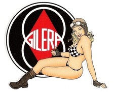 GILERA left Pin up gauche