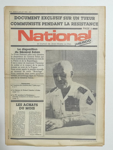 Front national hebdo - front, national/national